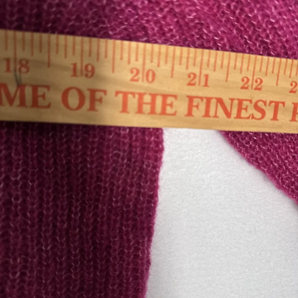 New‎ BANANA REPUBLIC magenta bright pink wool blend  sweater Large -NWT!